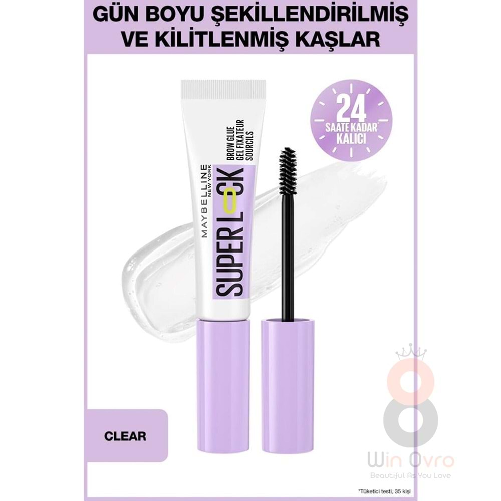 Maybelline New York Super Lock Brow Glue Kaş Sabitleyici Maskara