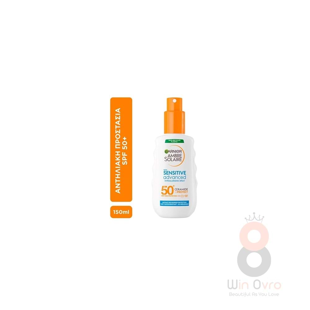 Garnier Garnier Sensitive Advanced Spray For Hassas Ciltler Spf50 Garnier (150ML)