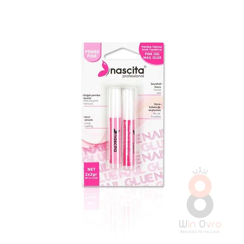 Nascita Pembe Takma Tırnak Yapıştırıcısı - 04