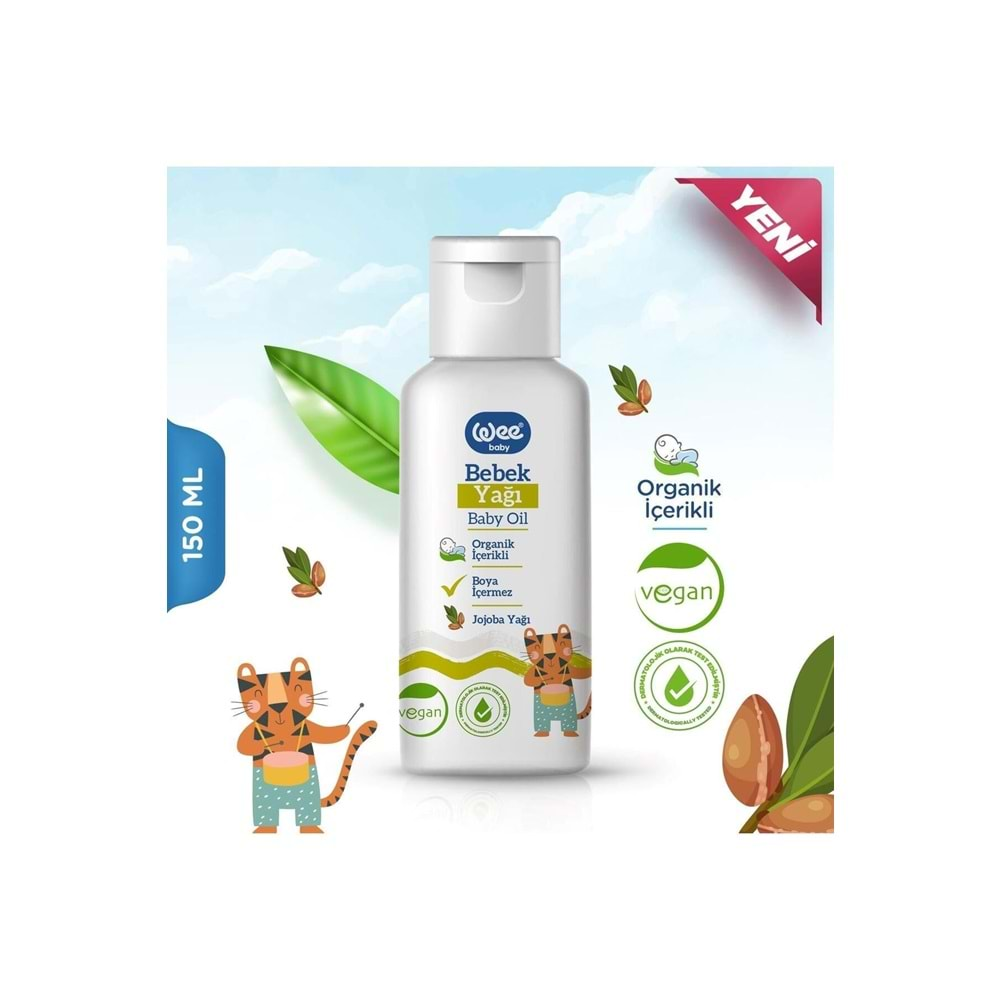 Wee Baby Organik Bebek Yağı 150 ML