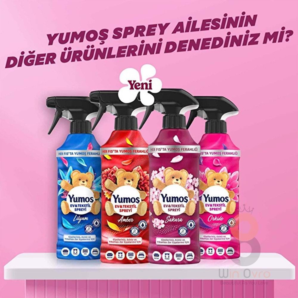 Yumoş Ev veTekstil Spreyi Orkide 450 ml
