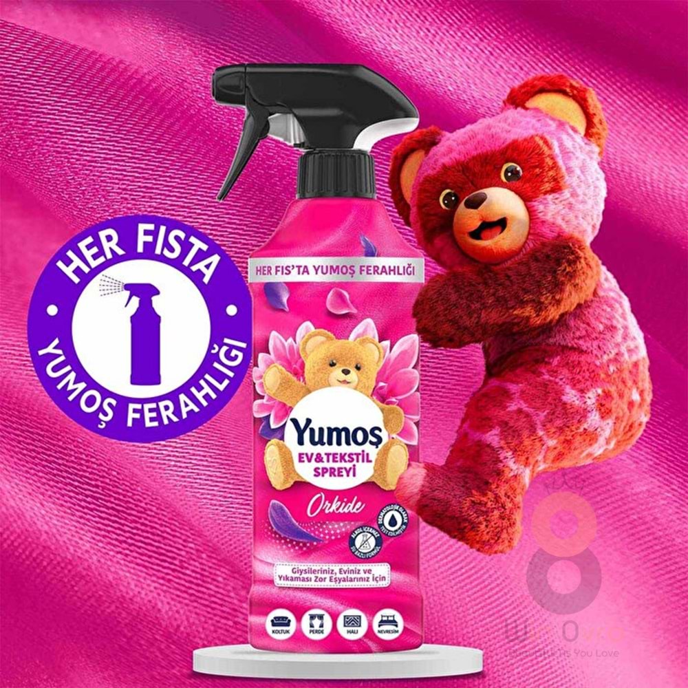 Yumoş Ev veTekstil Spreyi Orkide 450 ml