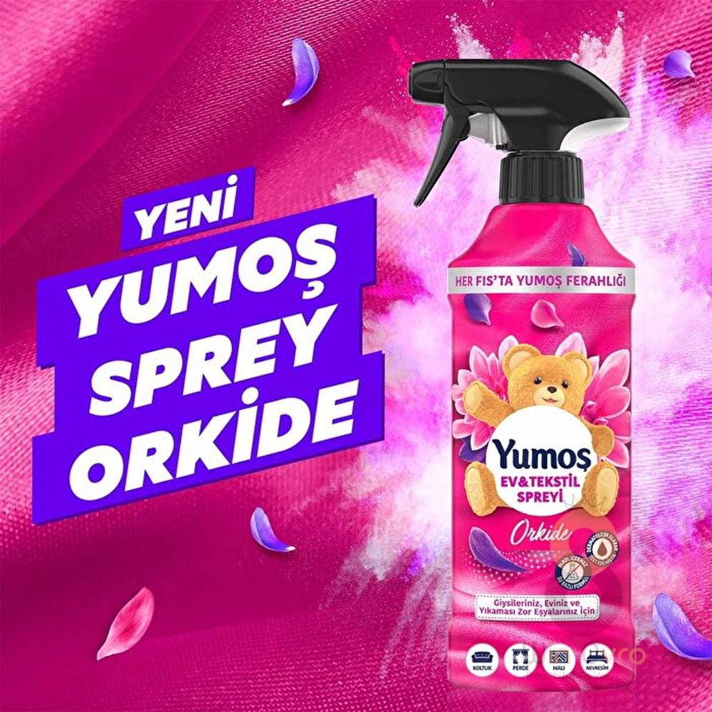 Yumoş Ev veTekstil Spreyi Orkide 450 ml