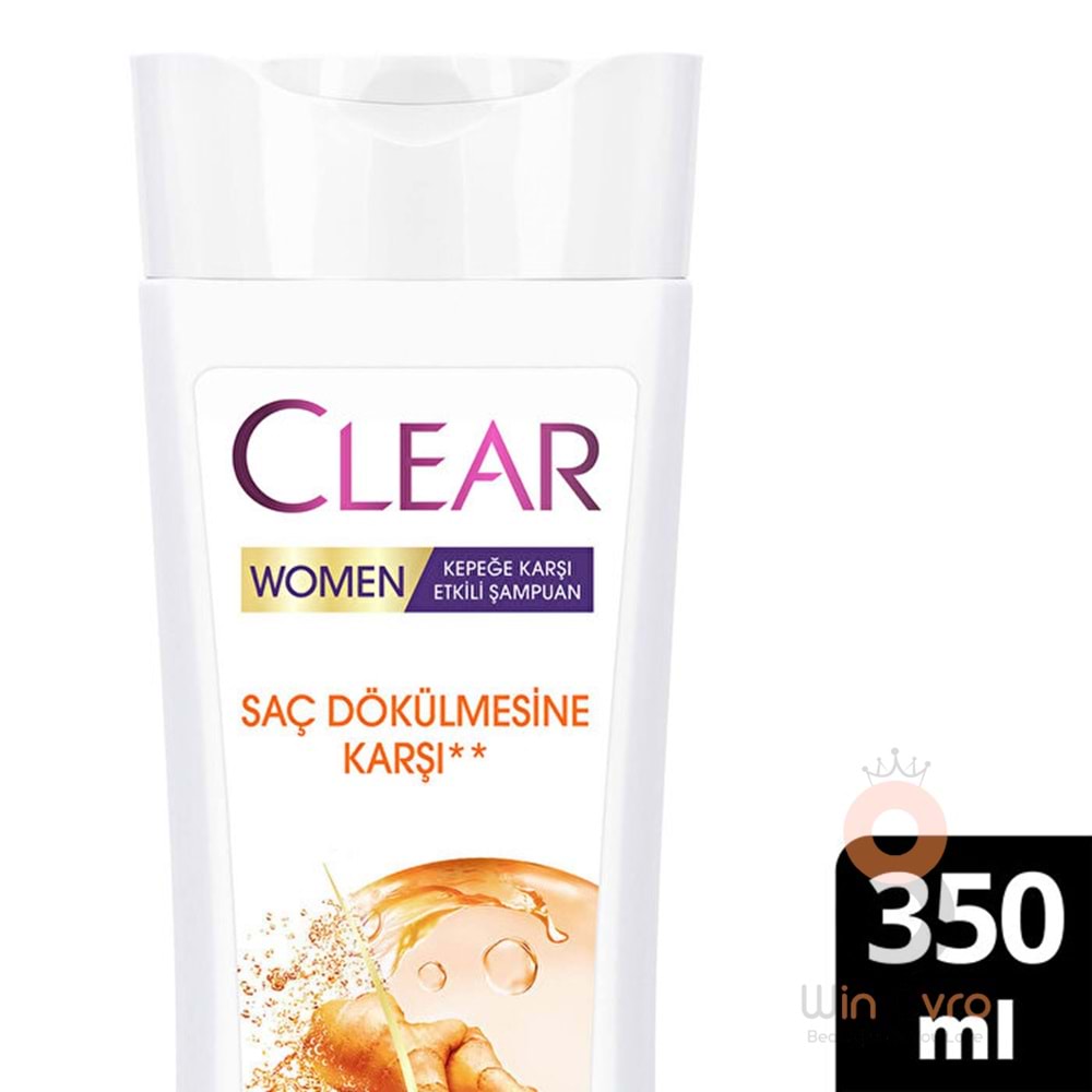 Clear Şampuan Saç Dökülmesine Karşı Zencefil Özü 350 ml