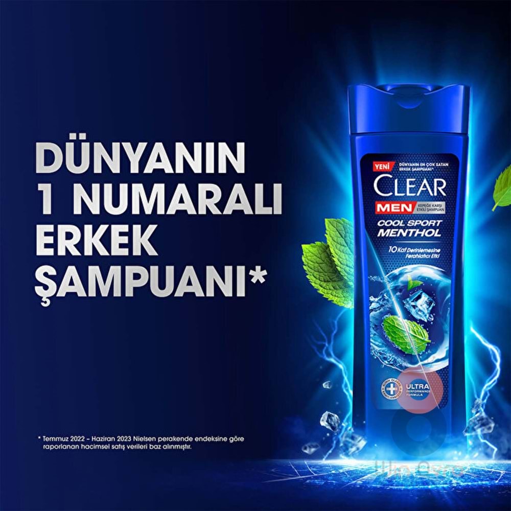 Clear Men Şampuan Cool Sport Menthol 350 ml