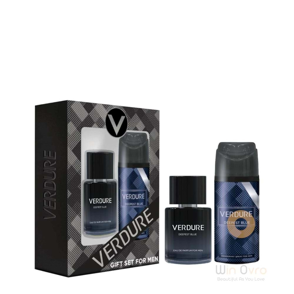 Verdure Deepest Blue Erkek Parfüm 100 ml + Deodorant 150 ml 2'li Set