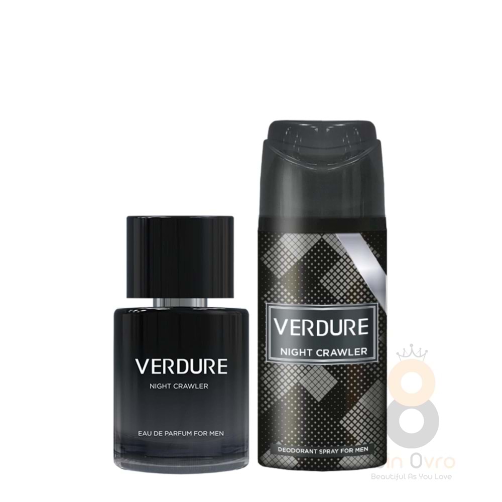 Verdure Night Crawler Erkek Parfüm + Deodorant 2'li Set