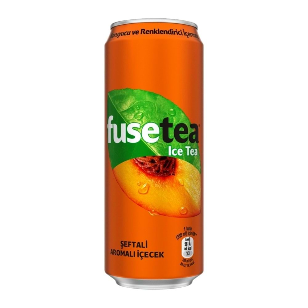 Fuse Tea Şeftali Aromalı İçecek Kutu 330 ml.