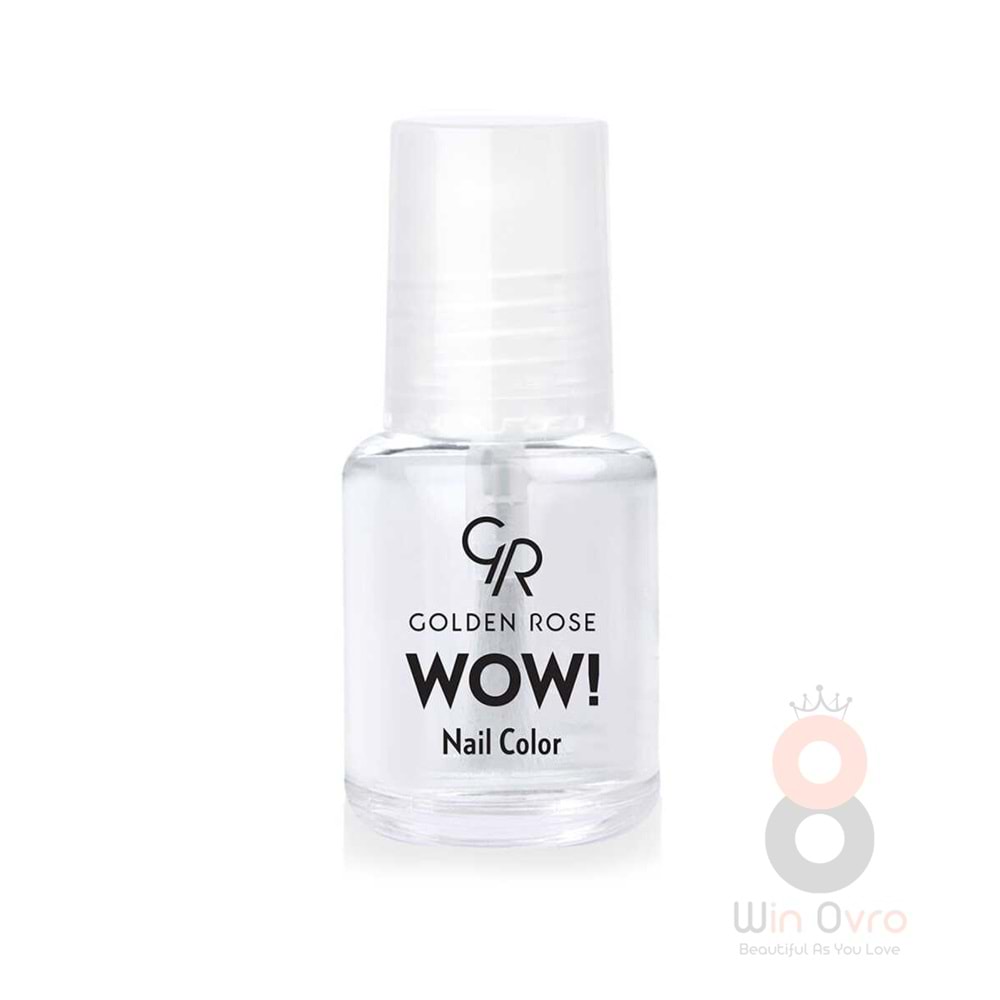 Golden Rose Wow Nail Color - Clear - Mini Oje 6 ml.