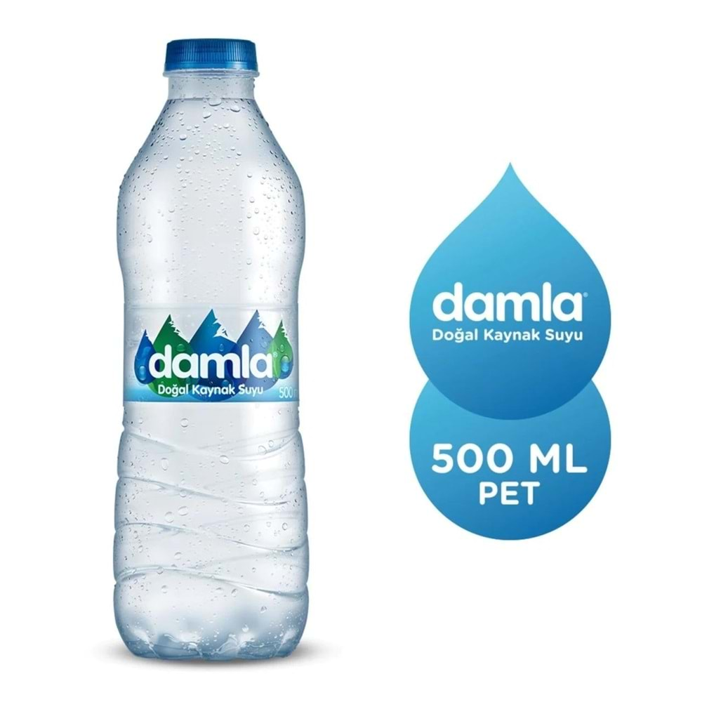 Damla Su 500 ml. Pet Şişe