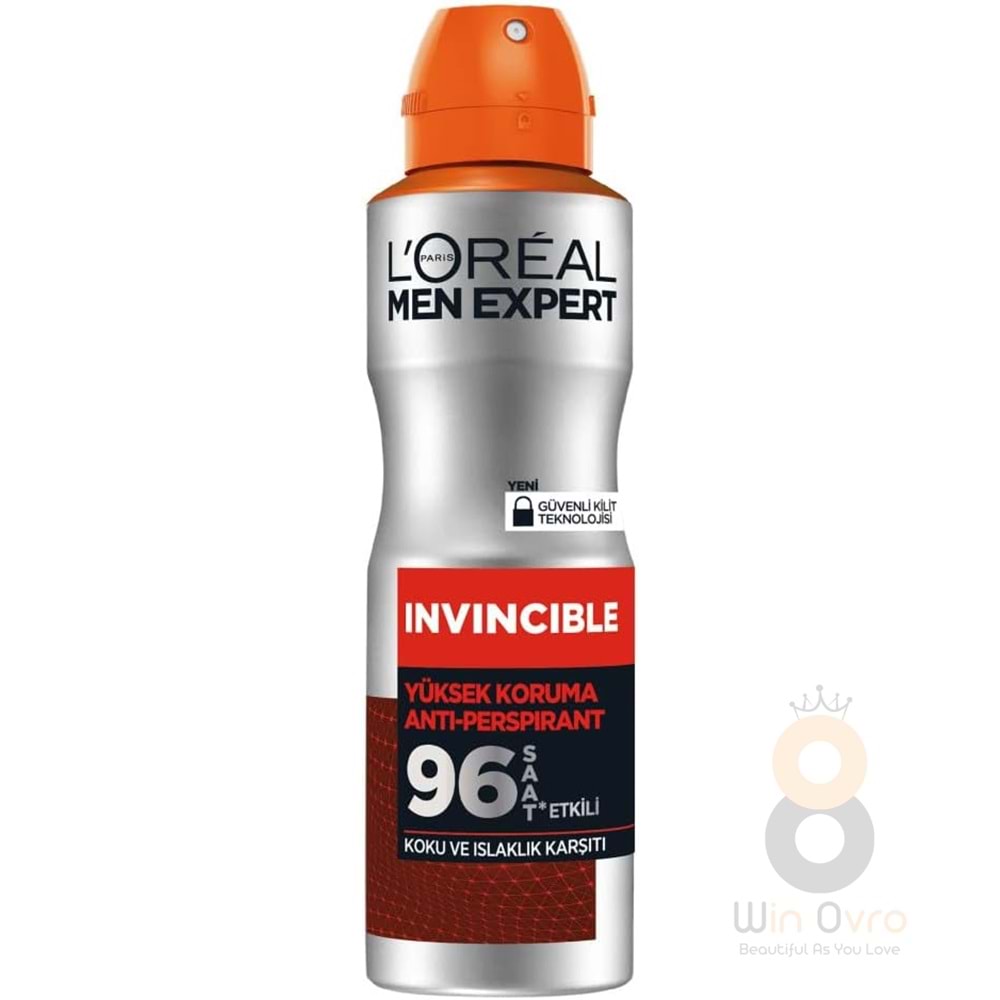 Loreal Paris Men Expert Invincible Anti Perspirant Sprey Deodorant 150 ml