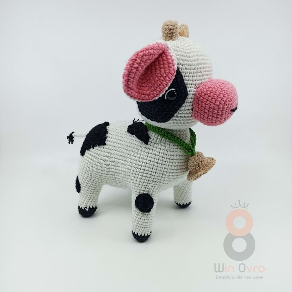 Artvin Amigurumi Organik Örgü Oyuncak Sevimli Buzağı
