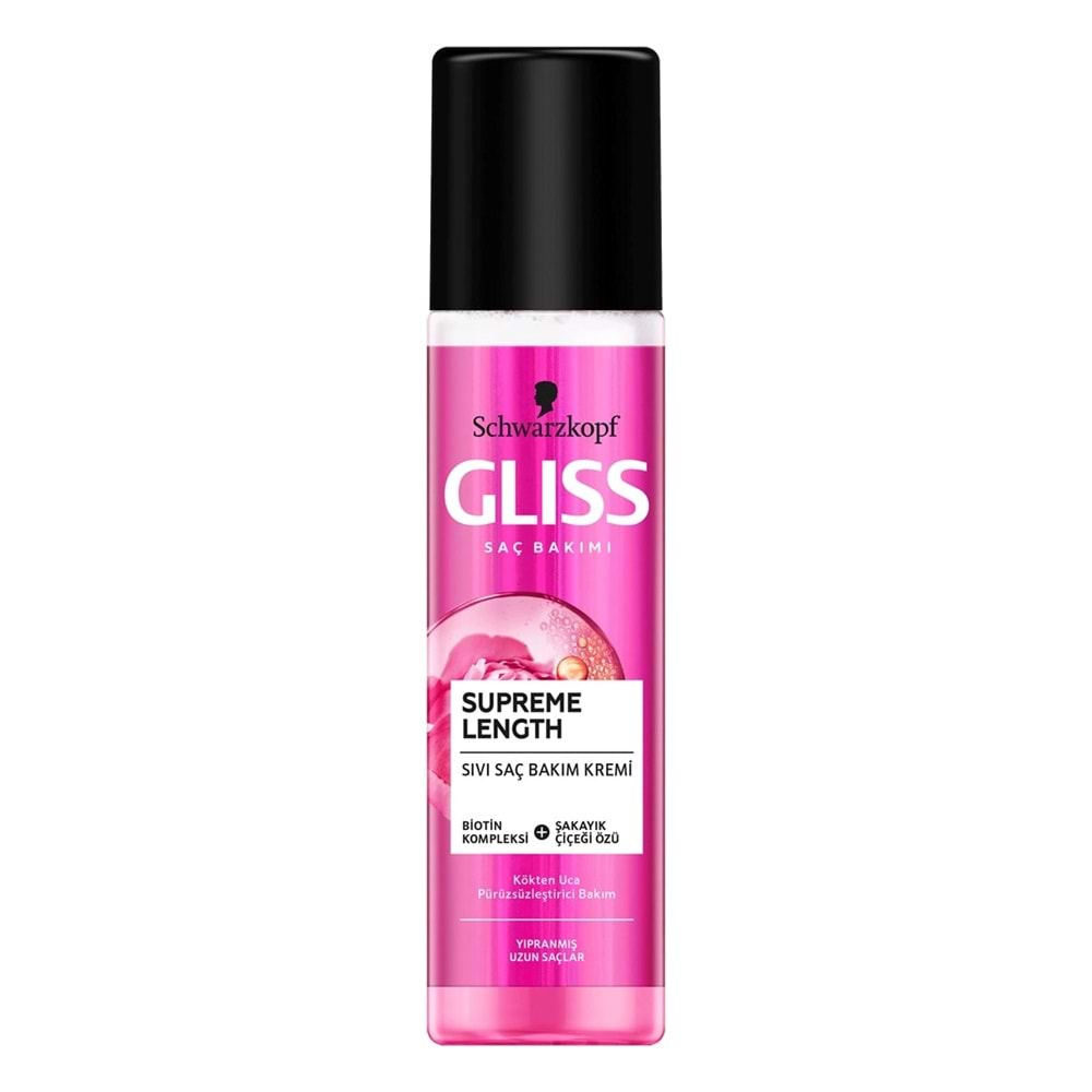 Gliss Supreme Lenght Sıvı Saç Kremi 200 ml Supreme Lenght Sıvı Saç Kremi 200 ml