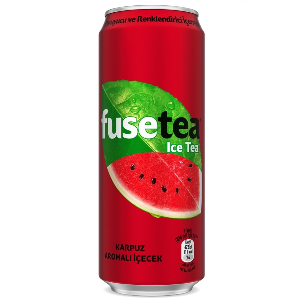 Fuse Tea Karpuz Aromalı İçecek Kutu 330 ml.