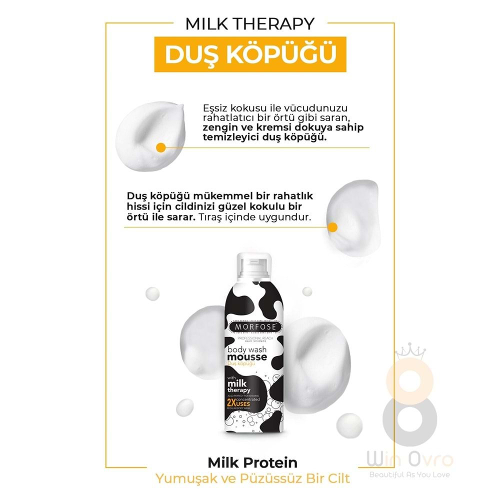 Morfose Milk Therapy Vücut Duş Köpüğü 200 ml