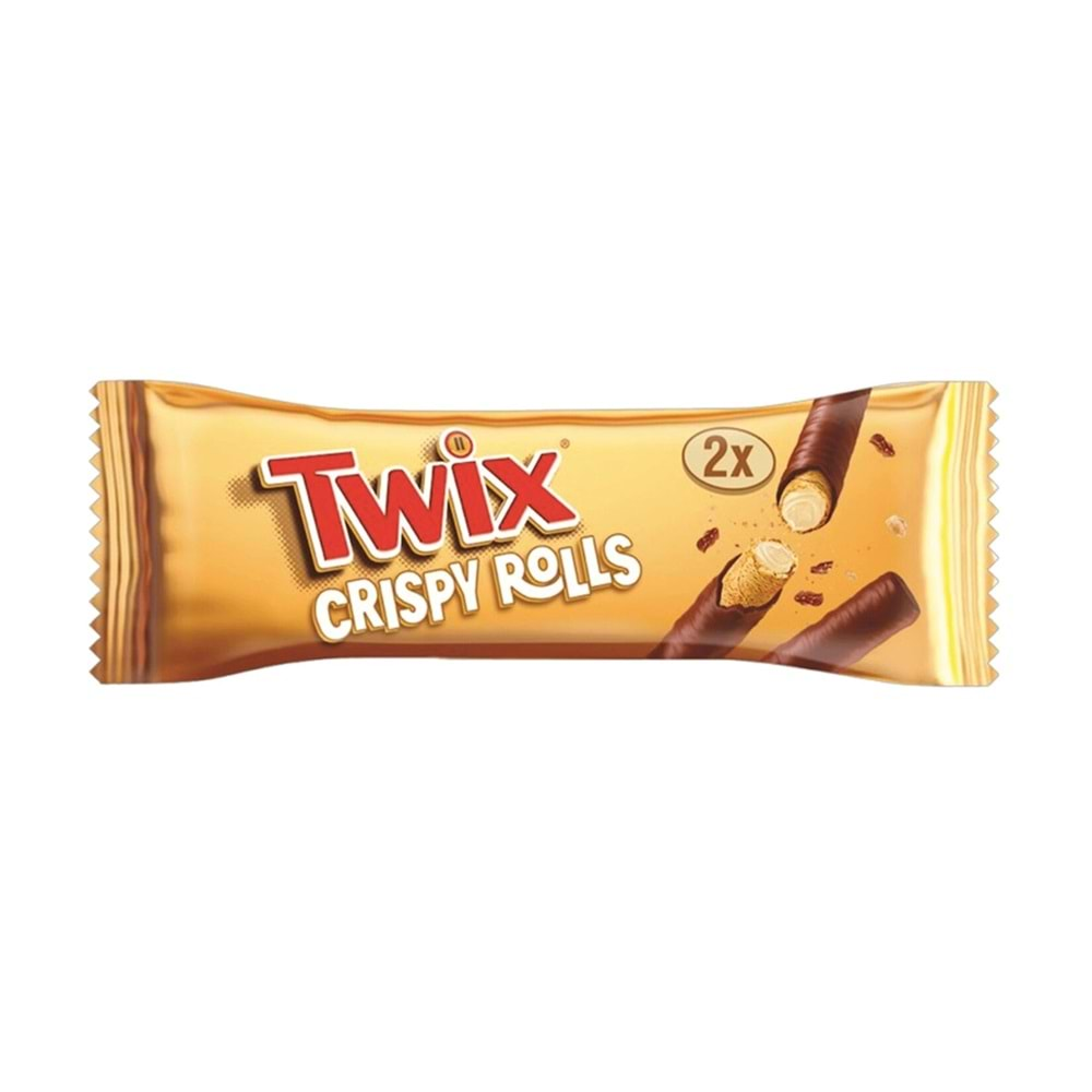 Twix Caramel Crispy Rolls Karamel Aromalı Çıtır Rulo Gofret 22.5 gr.