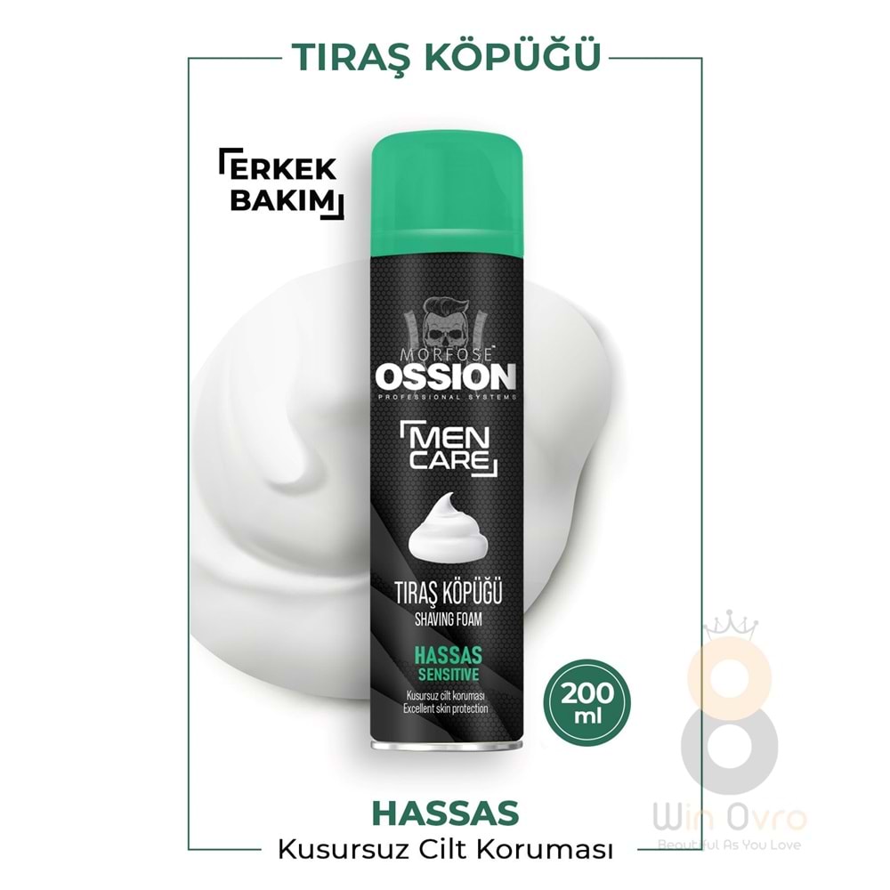 Morfose Ossion Hassas Ciltlere Özel Tıraş Köpüğü 200 ml