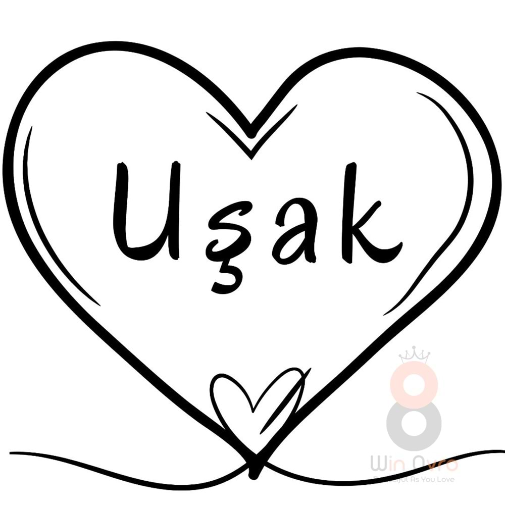 Win Ovro Premium Ultra Beyaz Porselen Kupa Bardak Çift Yönlü Baskılı - Uşak