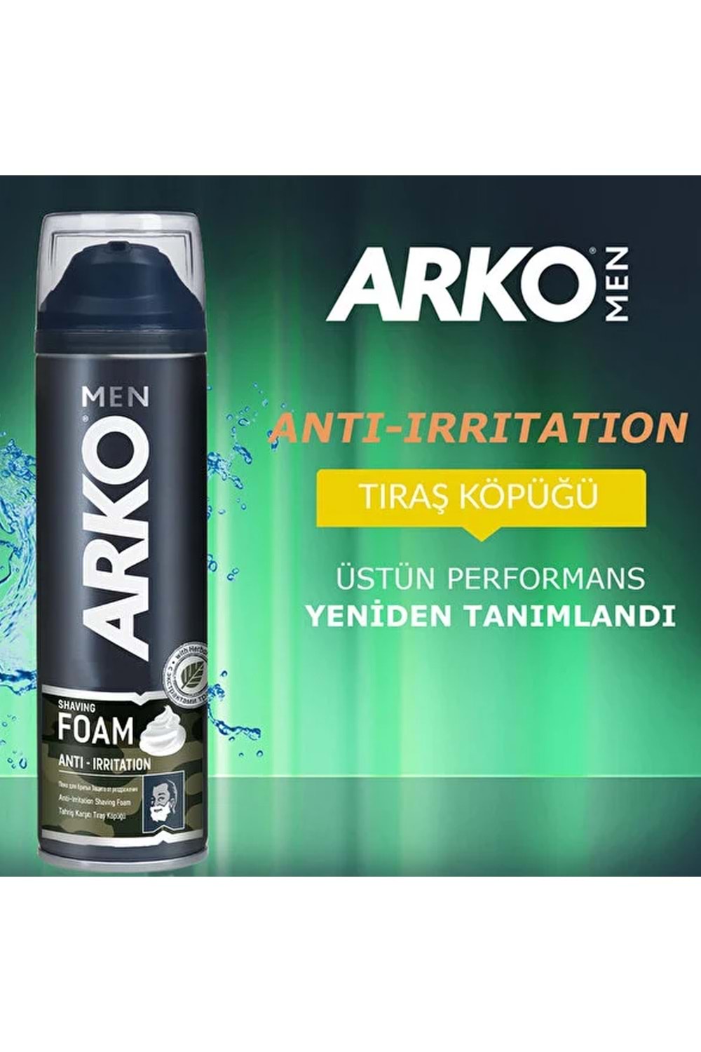Arko Men Tıraş Köpüğü Anti Irritation 200ml