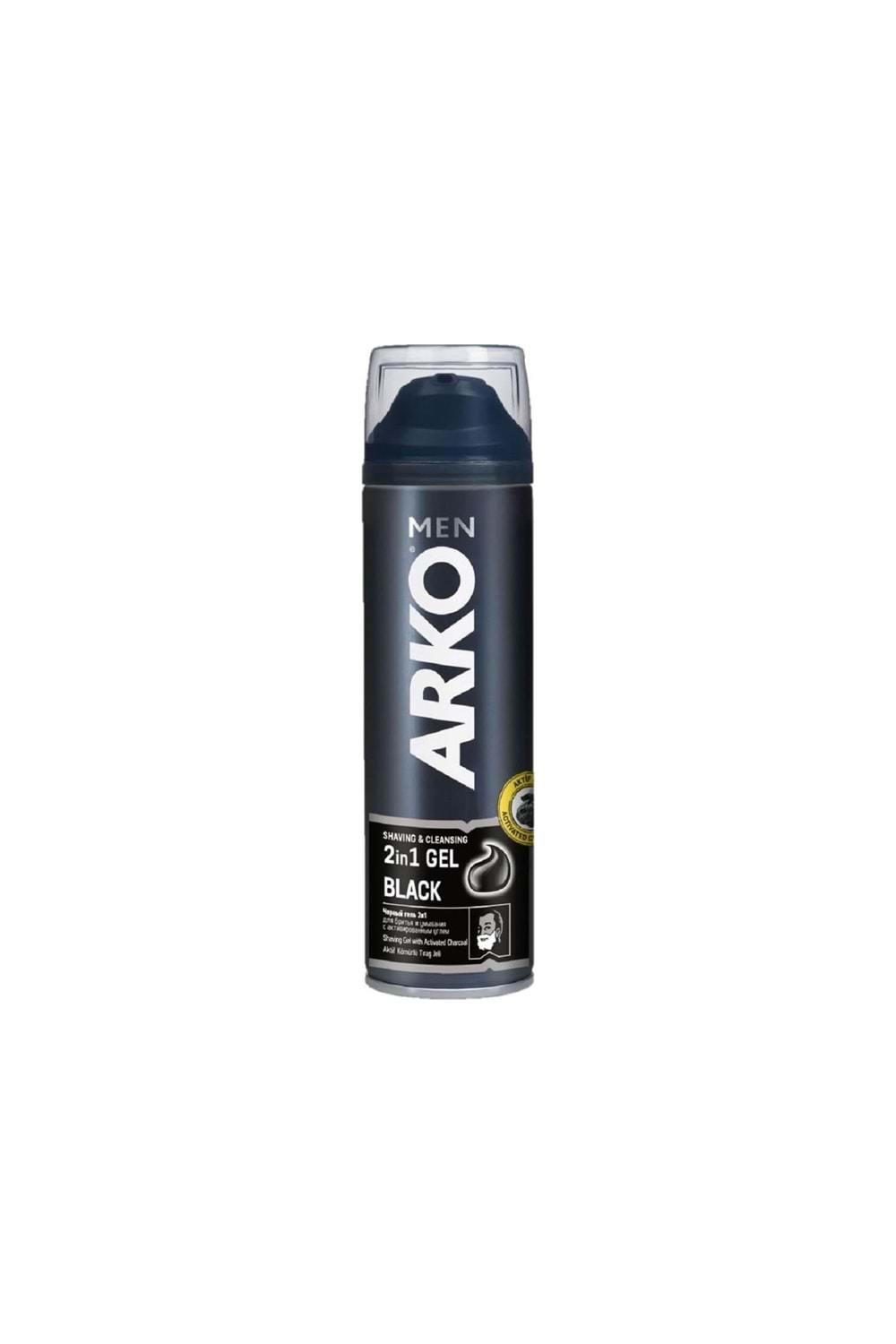 Arko Men Traş Jeli Black Aktif Kömürlü 200 ml