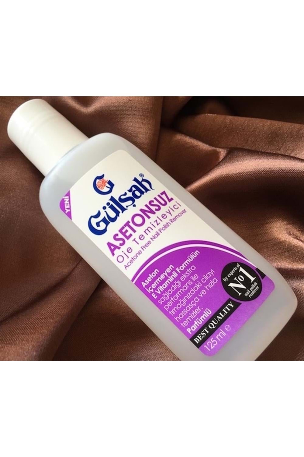 Gülşah Asetonsuz Oje Temizleyici Pembe-Mor 125 Ml