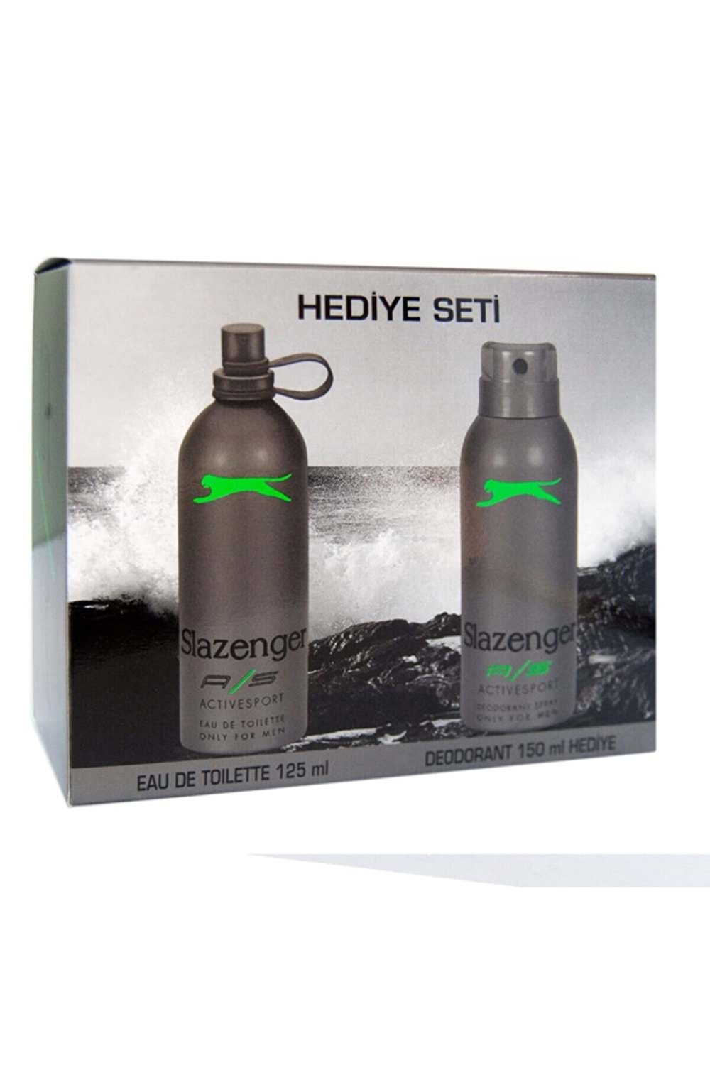 Slazenger Sport Yeşil Edt 125 ml + 150 ml Erkek Parfüm Deodorant Seti