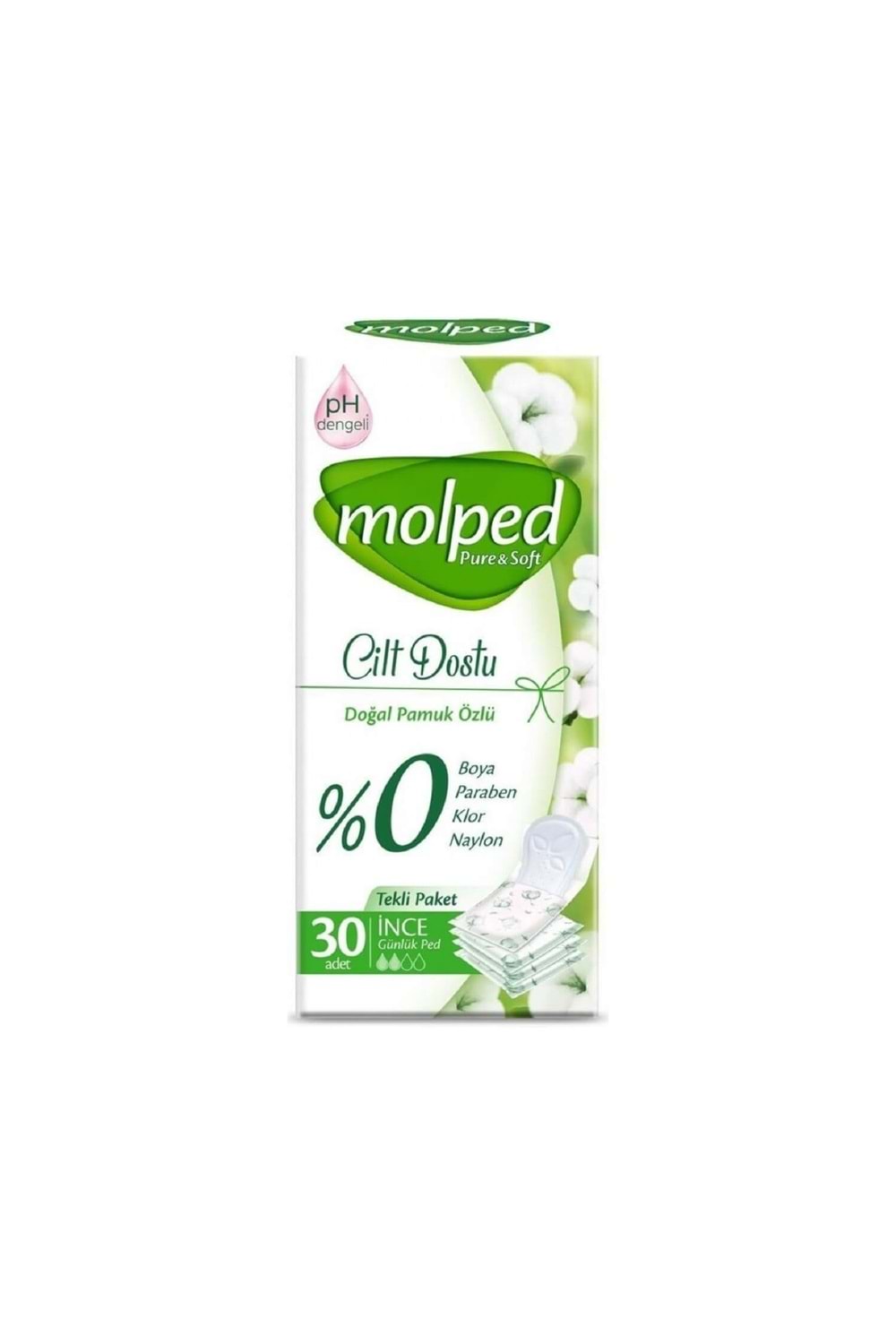 Molped Gunluk Ped Pure & Soft 30lu