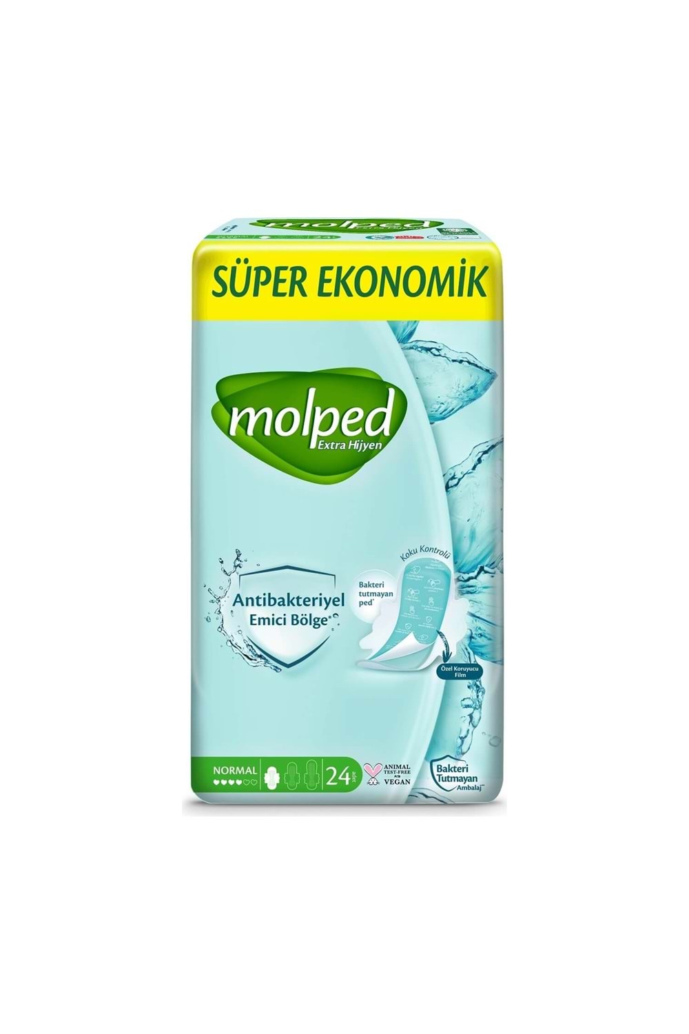 Molped Antıbakterıyel 24 lu Normal