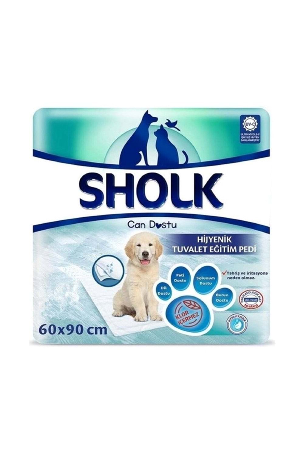 Sholk Hipoalerjenik Köpek Çiş Eğitim Pedi 60x90cm 10lu