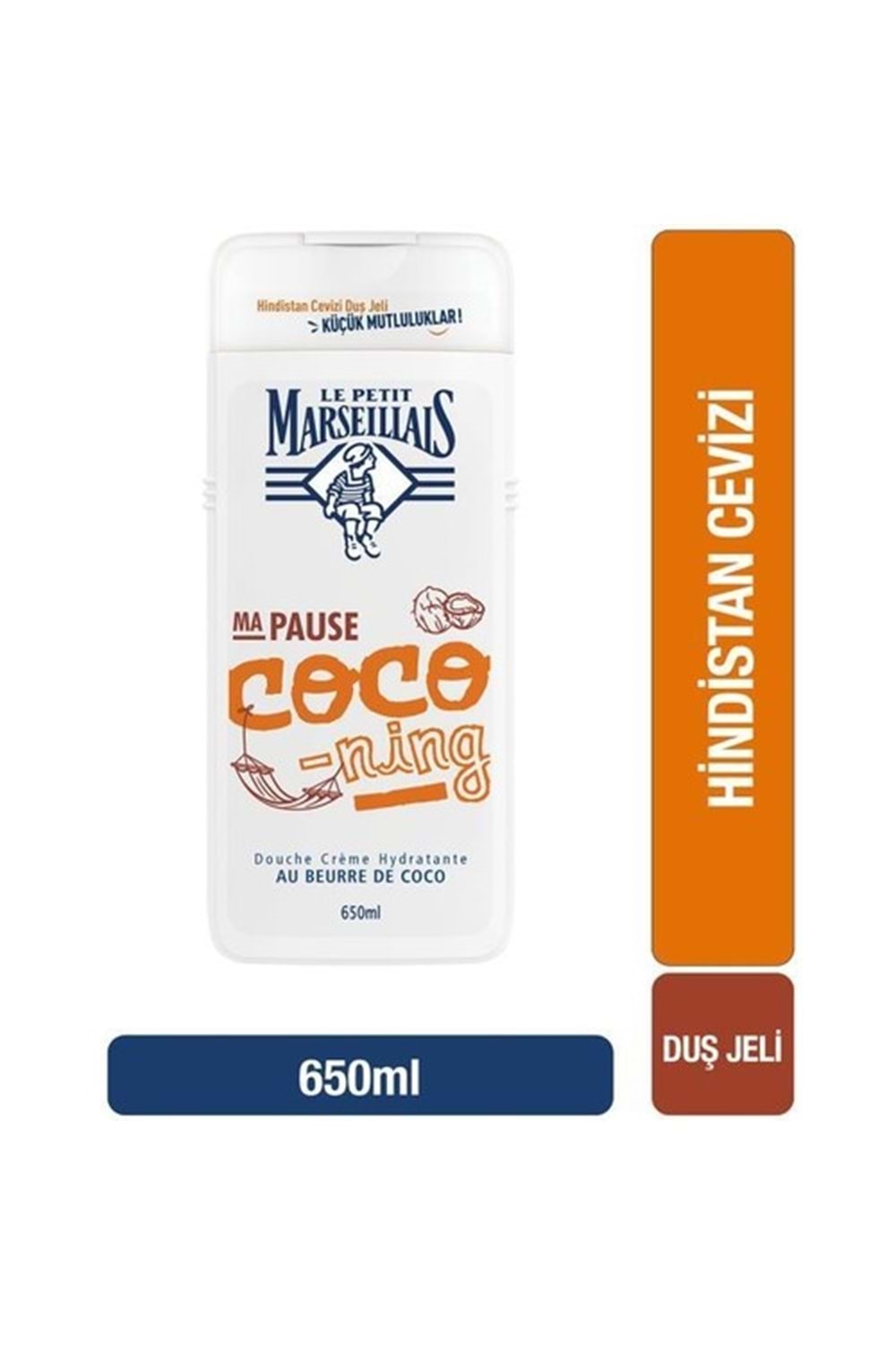 Le Petit Marseillais Bonheur Hindistan Cevizi Duş Jeli 650 ml