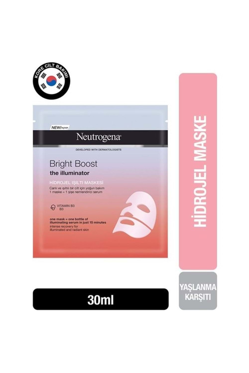 Neutrogena Bright Boost Aydınlatıcı Hidrojel Maske
