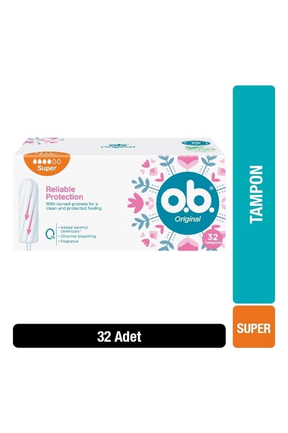 O.B. Original Super 32'li Tampon