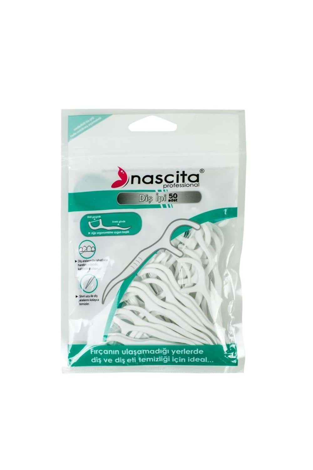 Nascita Nane Aromalı Kürdanlı Diş İpi 50'li