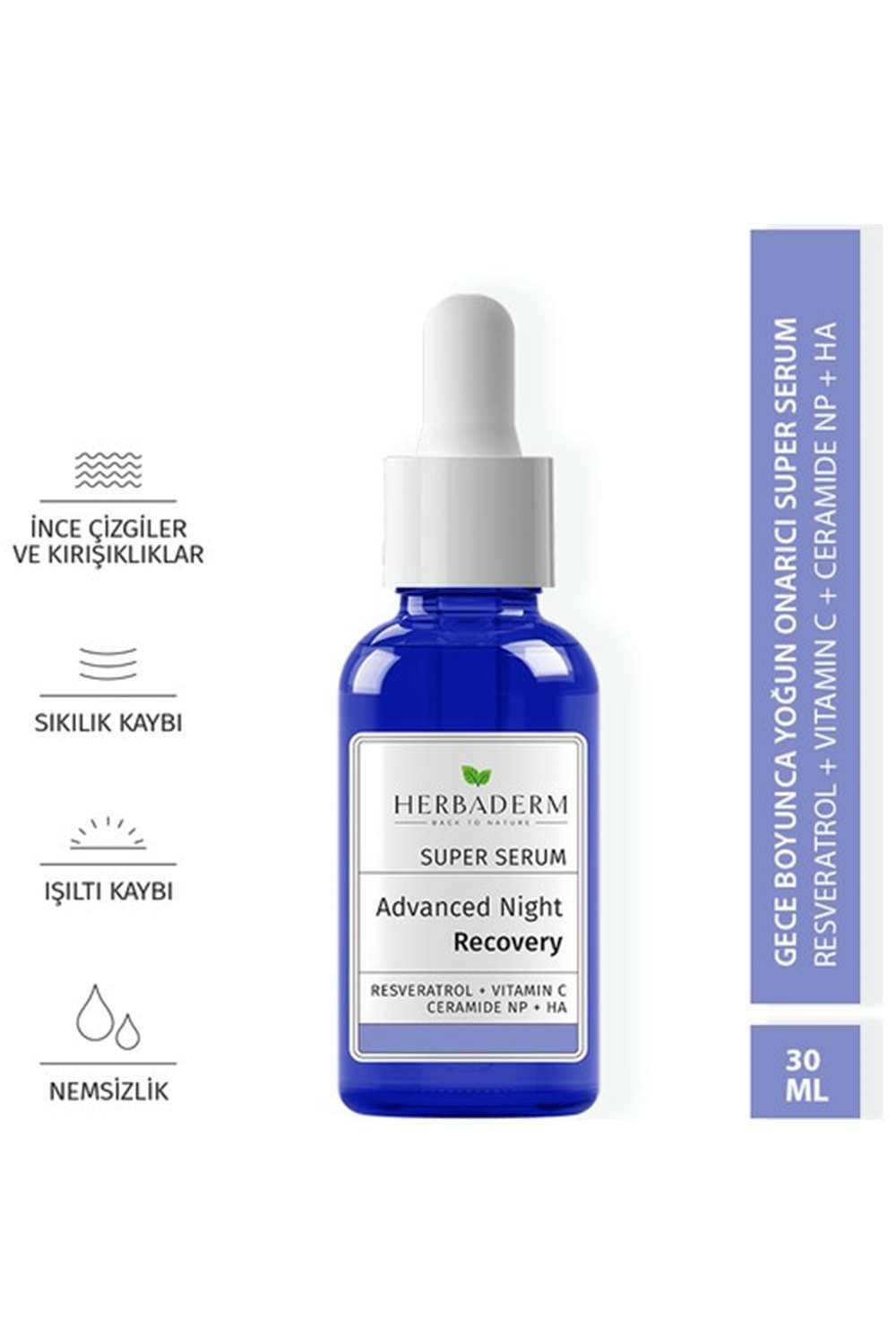 Herbaderm Superserum Yoğun Onarıcı Gece Kompleksi