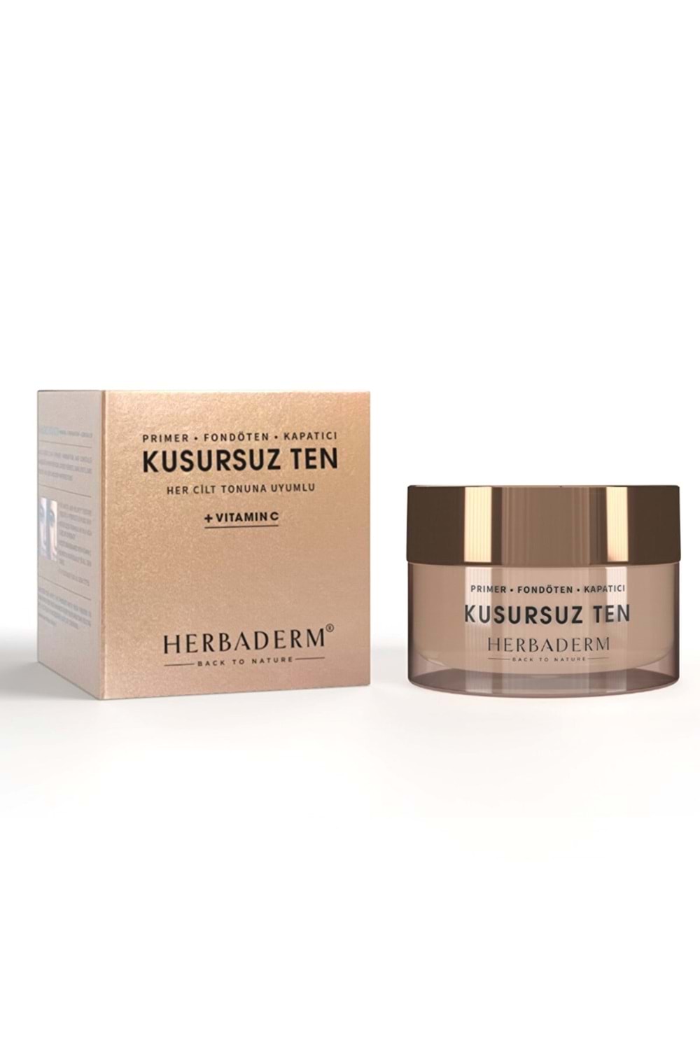 Herbaderm Kusursuz Ten Primer, Fondöten, Kapatıcı, Nomakeup makeup