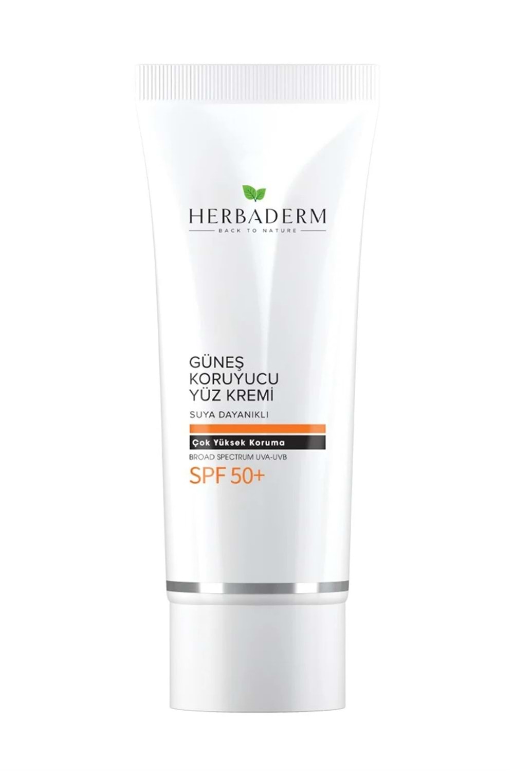 Herbaderm Suya Dayanıklı, Nemlendirici Güneş Kremi, Antioksidan, UVA + UVB 50+ SPF