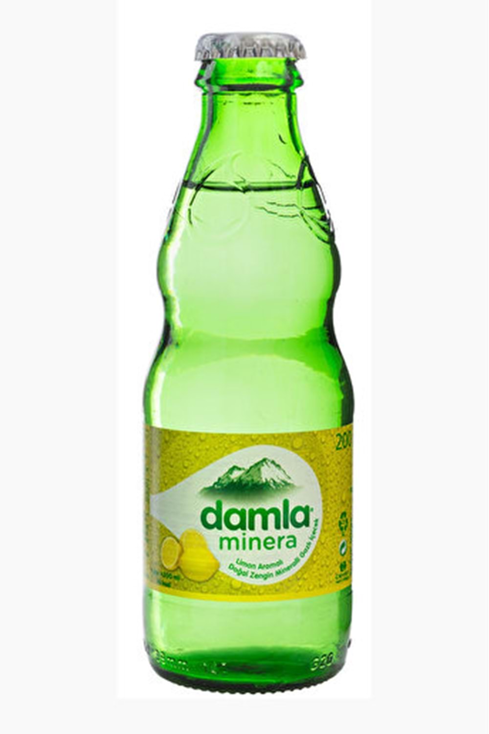 Damla Minera Limon Aromalı Soda Şişe 200 Ml.