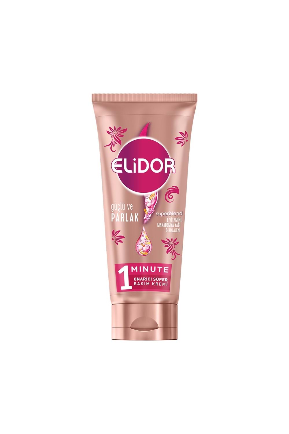 Elidor 1 Minute Onarıcı Süper Saç Bakım Kremi Güçlü ve Parlak 170 ml