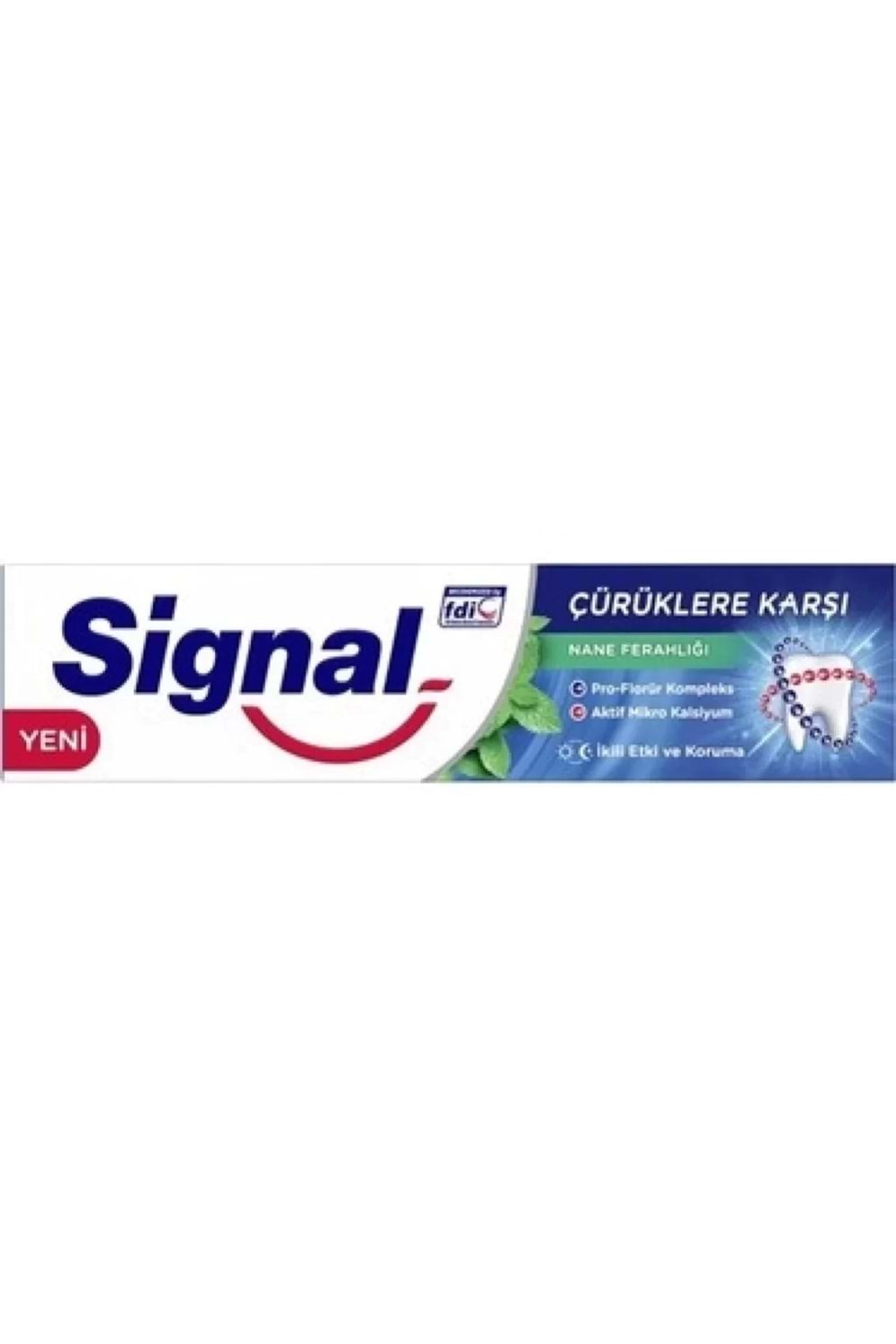 Signal Çürüklere Karşı Diş Macunu 50Ml Nane Ferahlığı