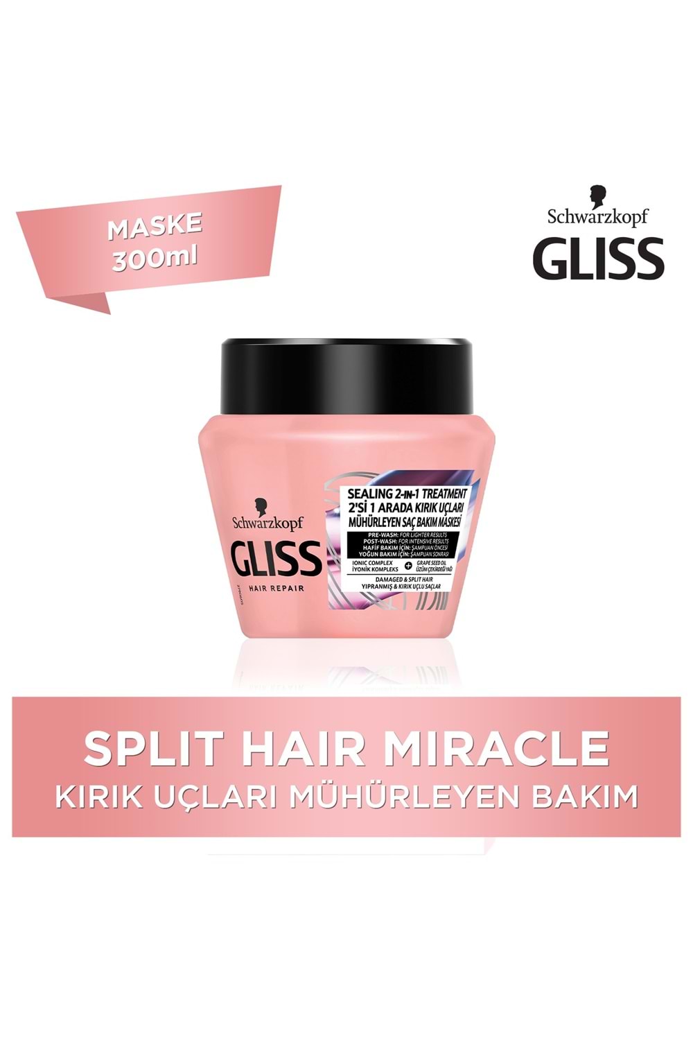 Gliss Splıt Hair Mıracle Bakım Maskesi 300 ml