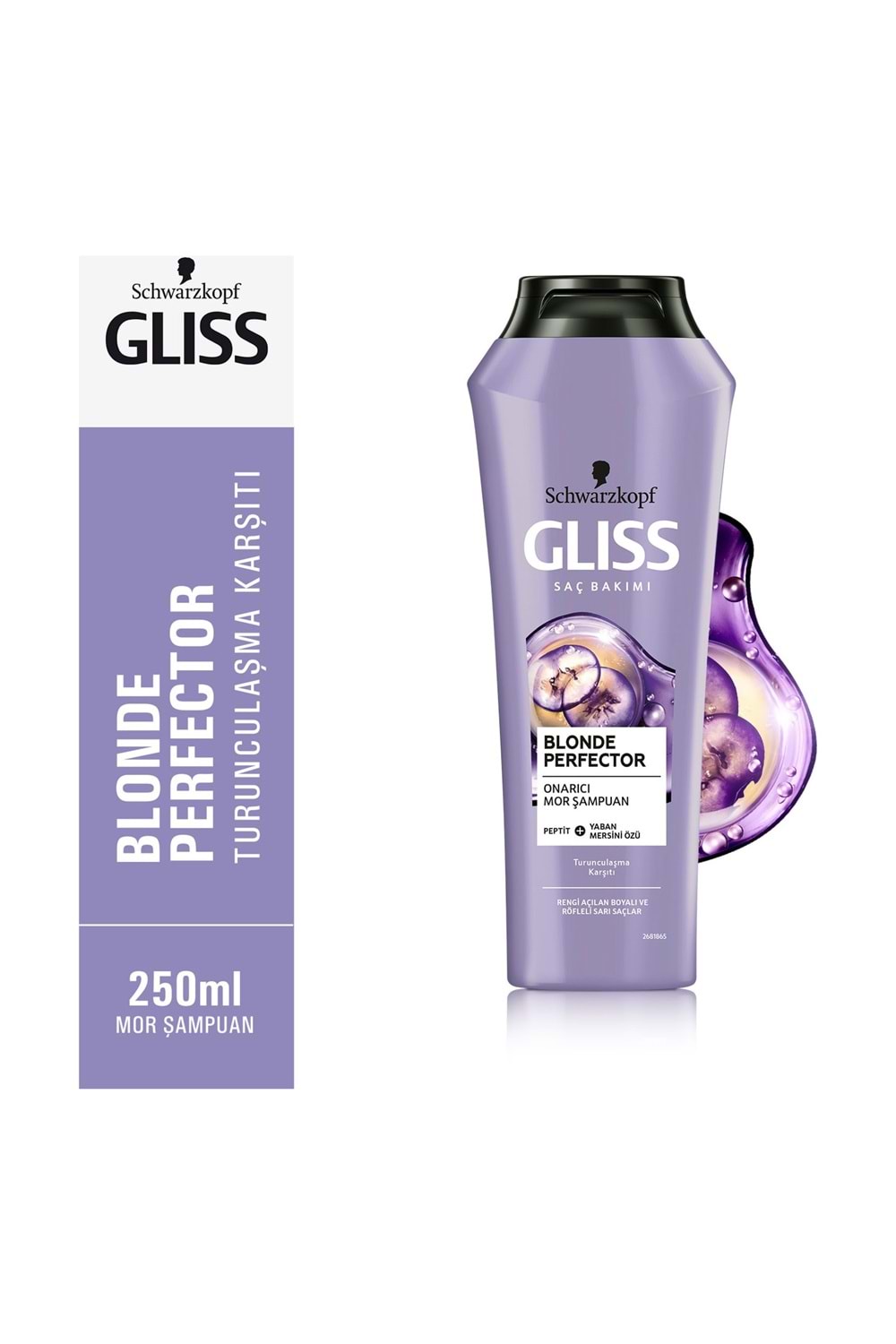 Gliss Blonde Perfector Turunculaşma Karşıtı Mor Şampuan 250 ml