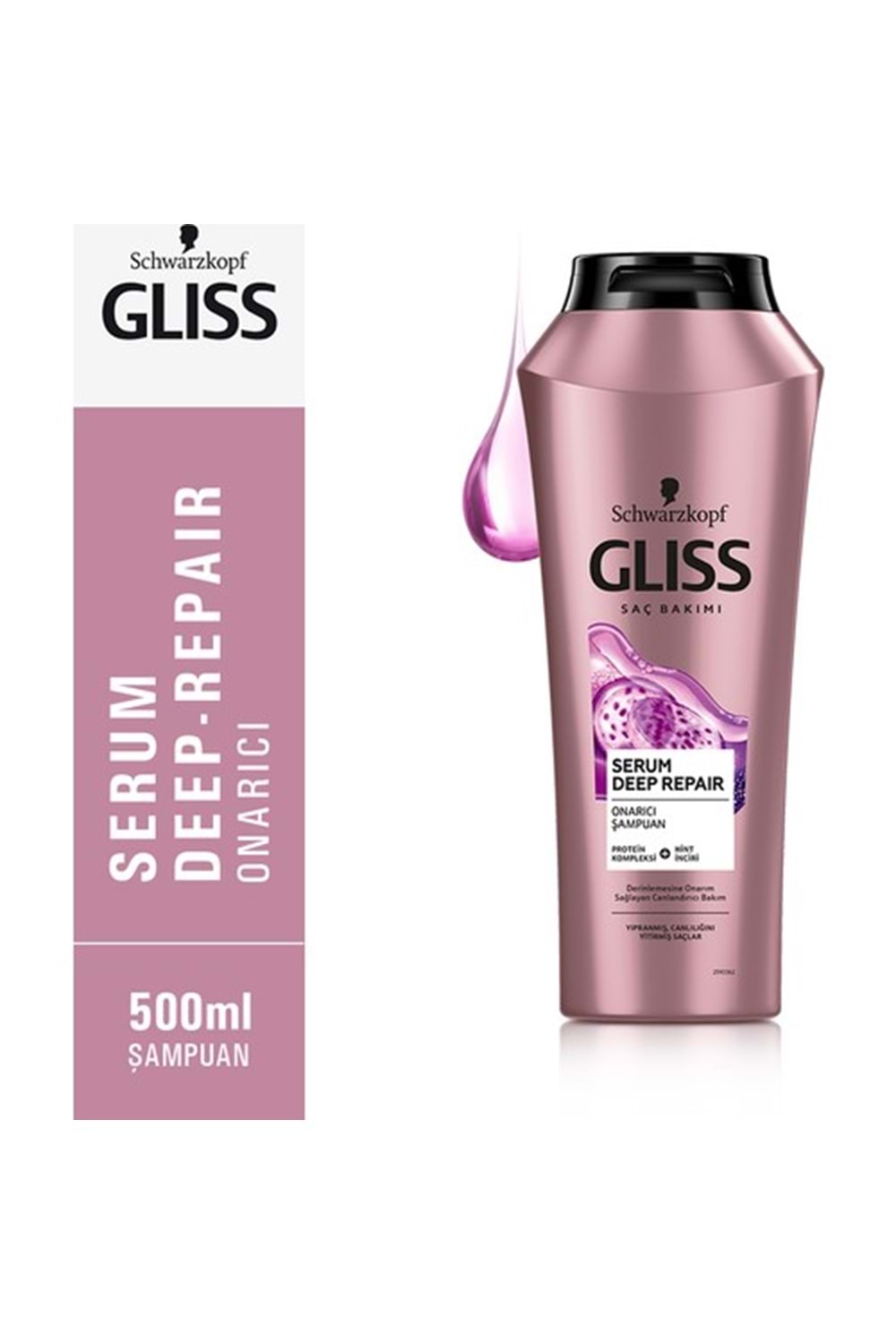 Gliss Serum Deep Repair Saç Bakım Şampuanı 500 ML