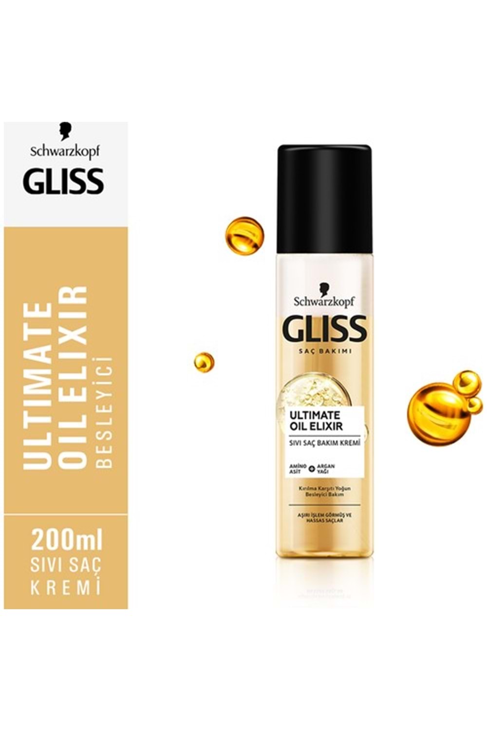 Gliss Ultimate Oil Elixir Sıvı Saç Bakım Kremi 200 ml.