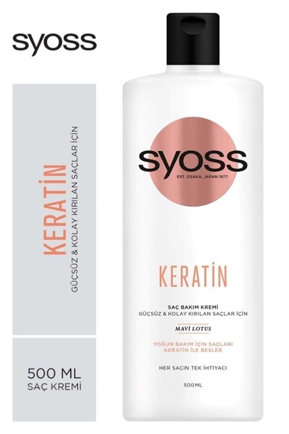 Syoss Keratin Mükemmelliği Saç Kremi 500 Ml Lotus