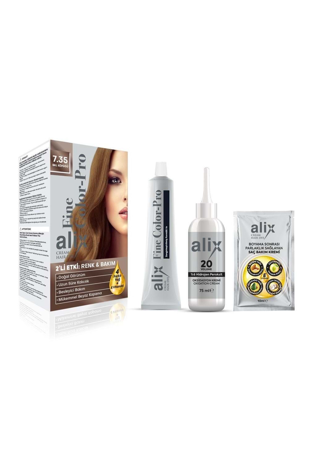 Alix Saç Boyası 7.35 Bal Köpüğü 50 ml