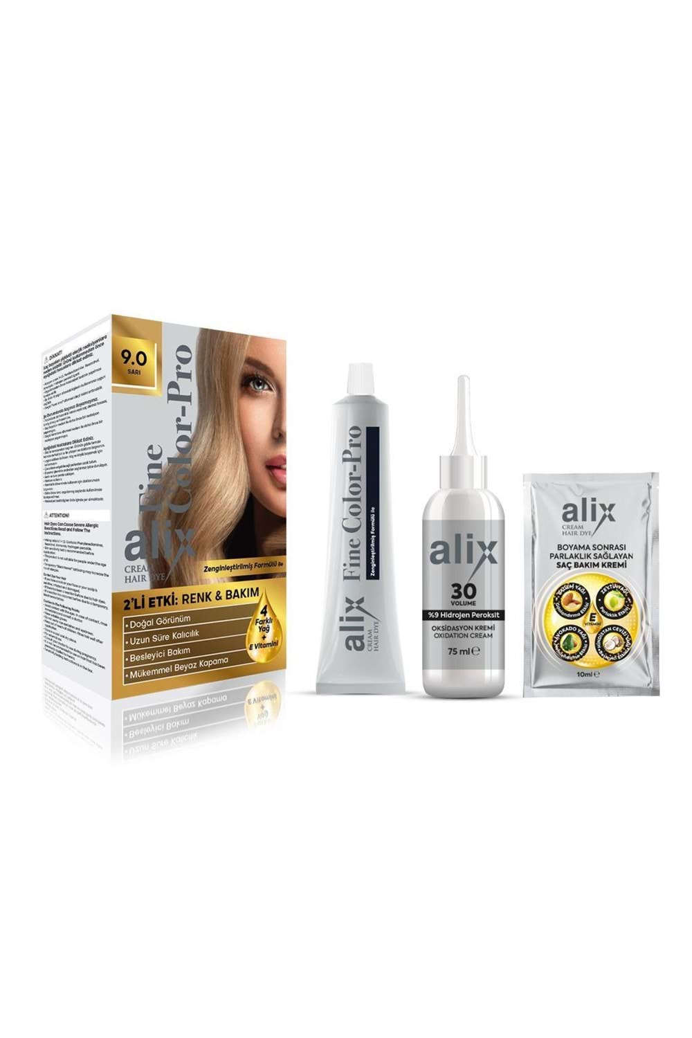 Alix Saç Boyası 9.0 Sarı 50 ml