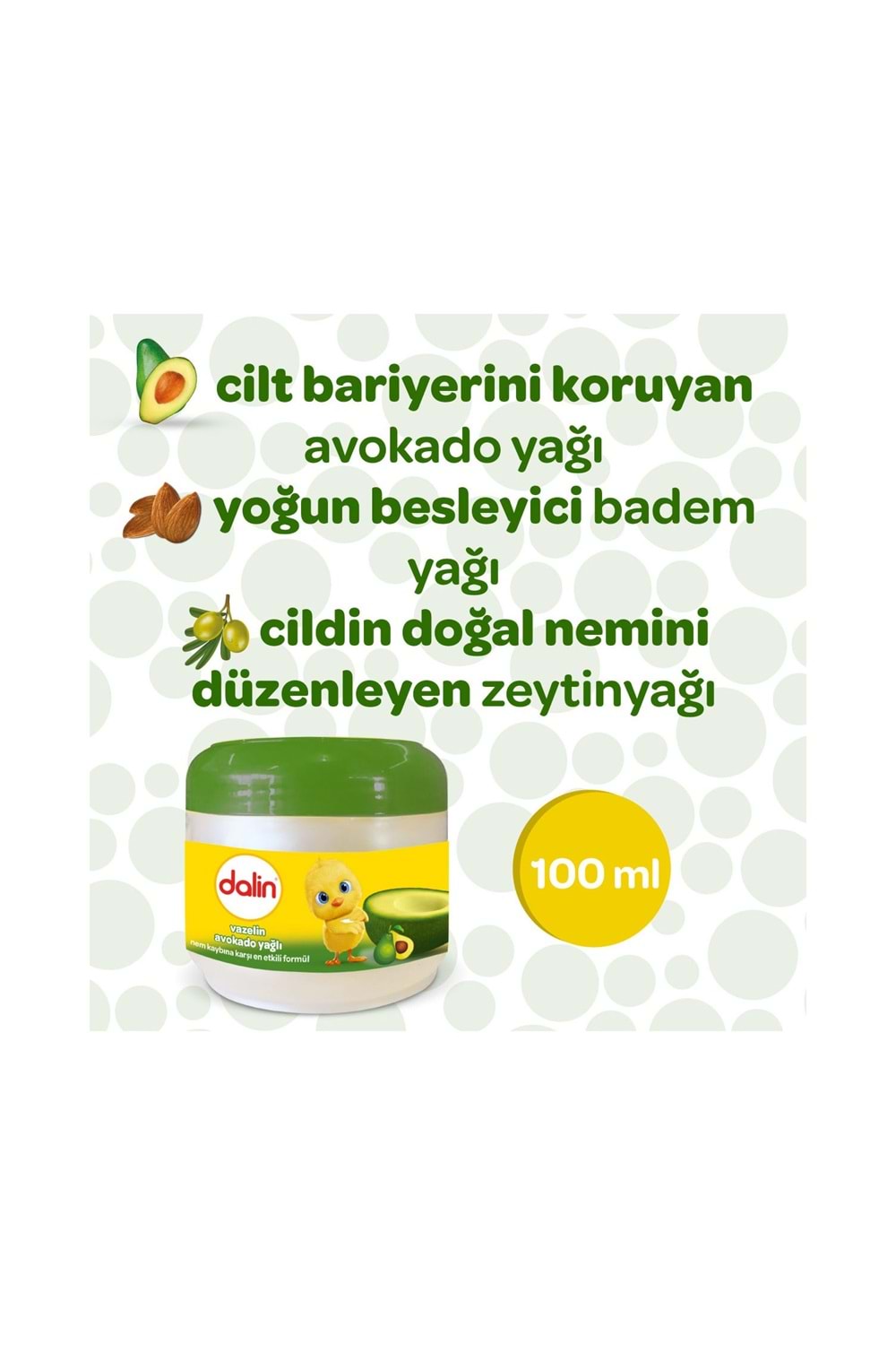 Dalin Avokado Yağlı Vazelin 100 ml