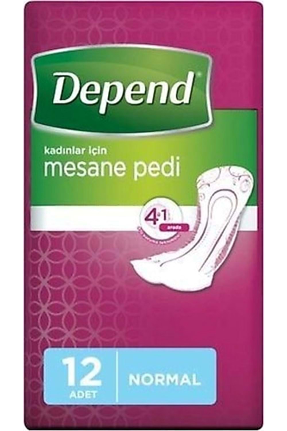 Depend Mesane Pedi Kadın 12'li