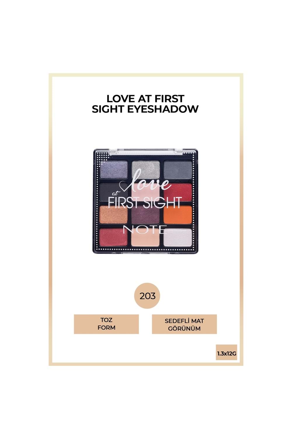 Note Love at First Sight Far Paleti 203