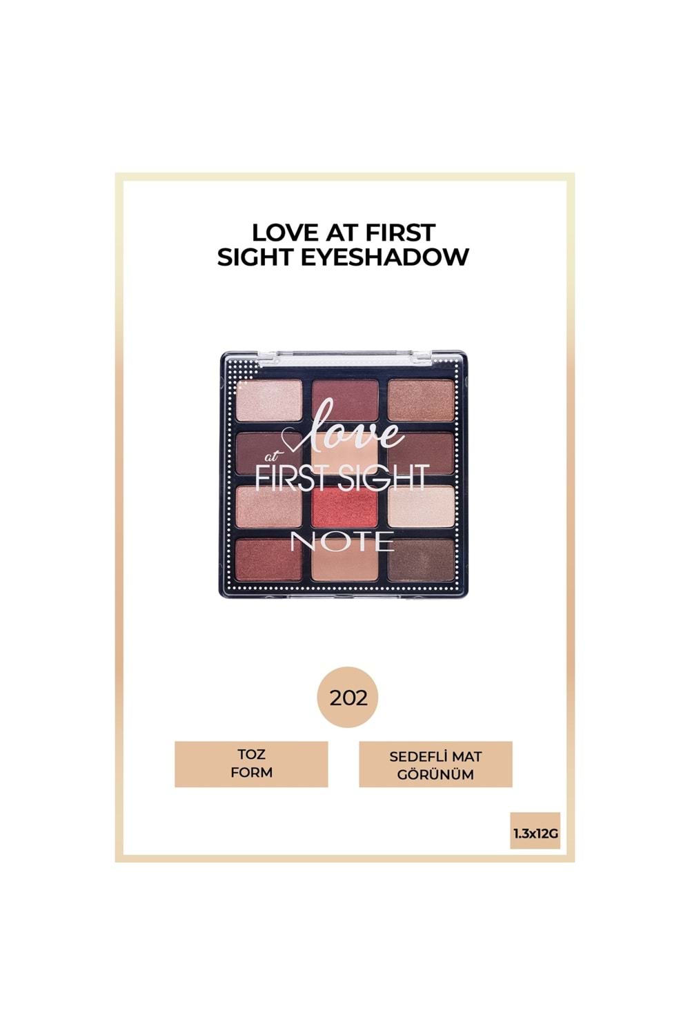 Note Love at First Sight Far Paleti 202